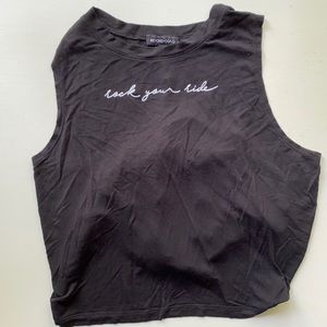 Cyclebar Beyond Yoga Crop Tank